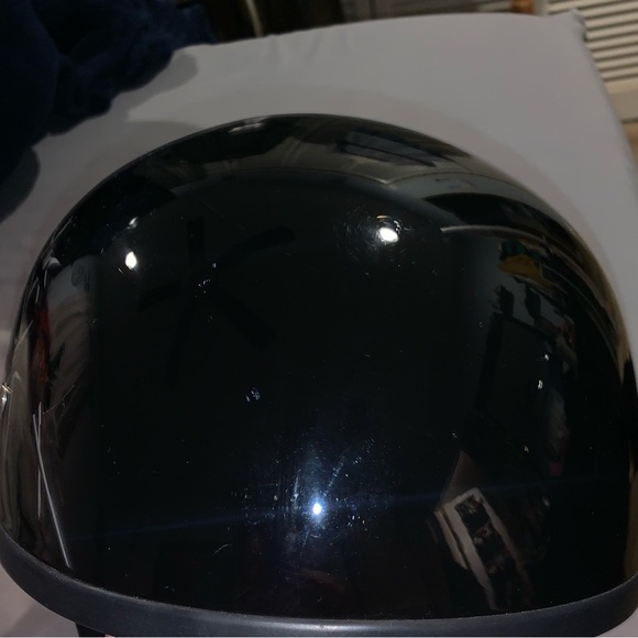 Daytona Skull Cap Helmet Barbed Roses half cap Women’s Medium - Picture 3 of 8